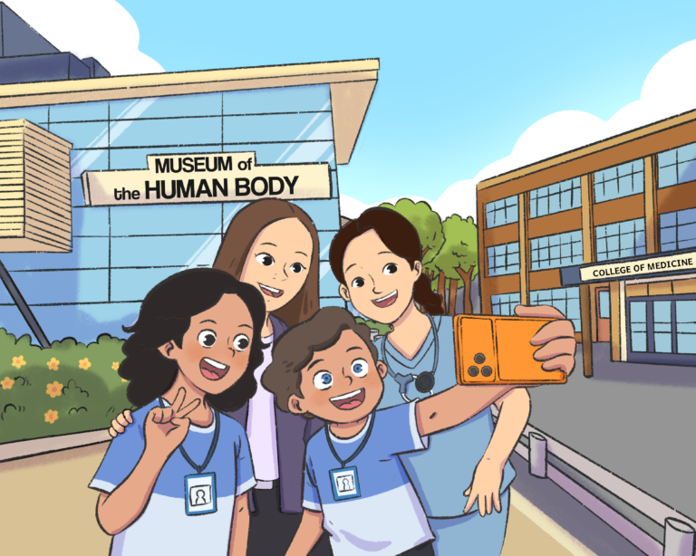 من قصة: كيف يعمل جسمنا؟ – متوفرة الآن في المتجر